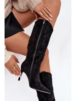 Dámské na kovbojky z eko model 21788069 - Boto Dámské na kovbojky z eko model 21788069 - Boto