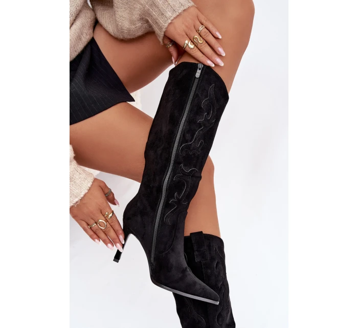 Dámské na kovbojky z eko model 21788069 - Boto Dámské na kovbojky z eko model 21788069 - Boto