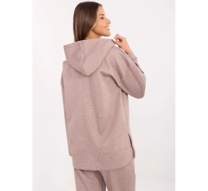 Bluza DHJ BL model 20857350 ciemny bezowy - FPrice Bluza DHJ BL model 20857350 ciemny bezowy - FPrice