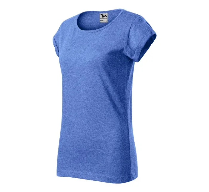 Fusion tričko dámské modrý melír Fusion tričko dámské modrý melír