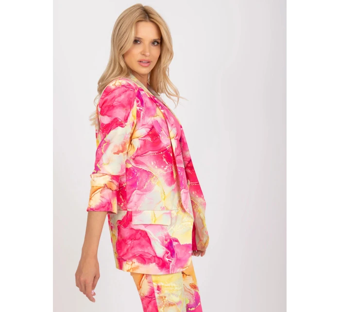 Dámské sako DHJ MA 7684A 1.22X růžová - FPrice Dámské sako DHJ MA 7684A 1.22X růžová - FPrice