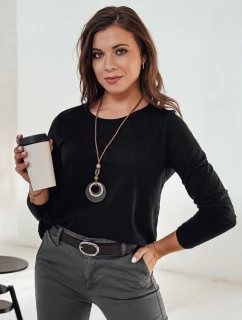 dámská halenka s přívěskem černá Dstreet model 21982005 - FashionStreet