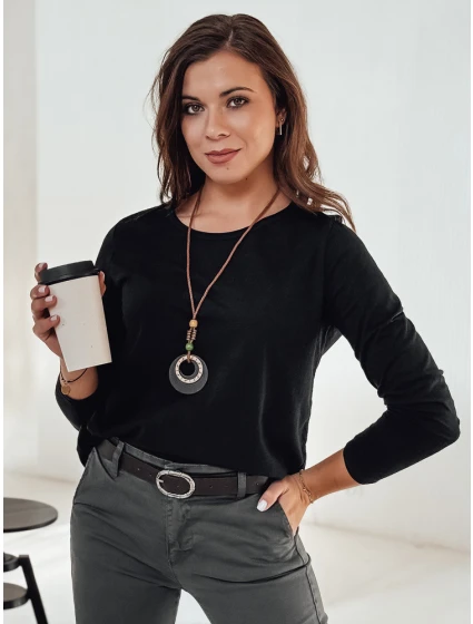 dámská halenka s přívěskem černá Dstreet model 21982005 - FashionStreet