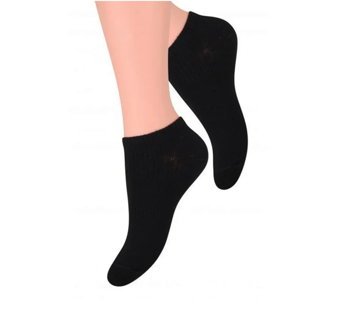 Hladké dámské ponožky Steven art.052