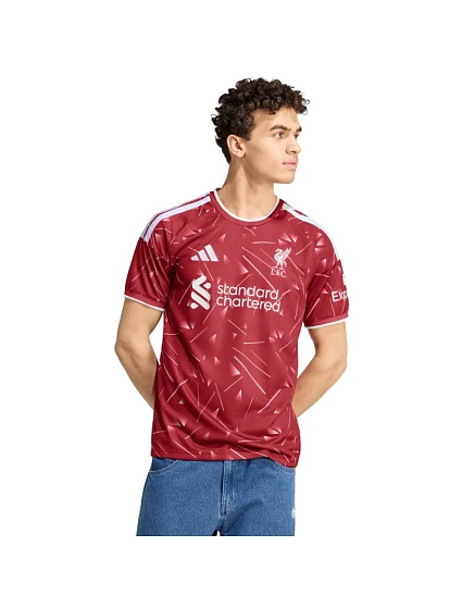Adidas Liverpool FC pánské tričko 26/27 červené KA6852 pánské Adidas Liverpool FC pánské tričko 26/27 červené KA6852 pánské