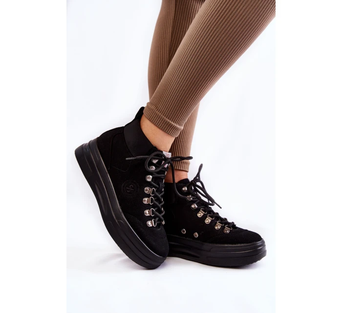 Boty Cross Jeans KK2R4074C Černé