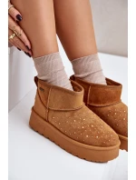 Sněhule se zdobením na platformě Big Star OO274A104 Camel Sněhule se zdobením na platformě Big Star OO274A104 Camel