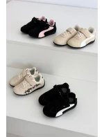 Dětské sportovní boty na suchý zip béžové s model 21731742 - Boto Dětské sportovní boty na suchý zip béžové s model 21731742 - Boto