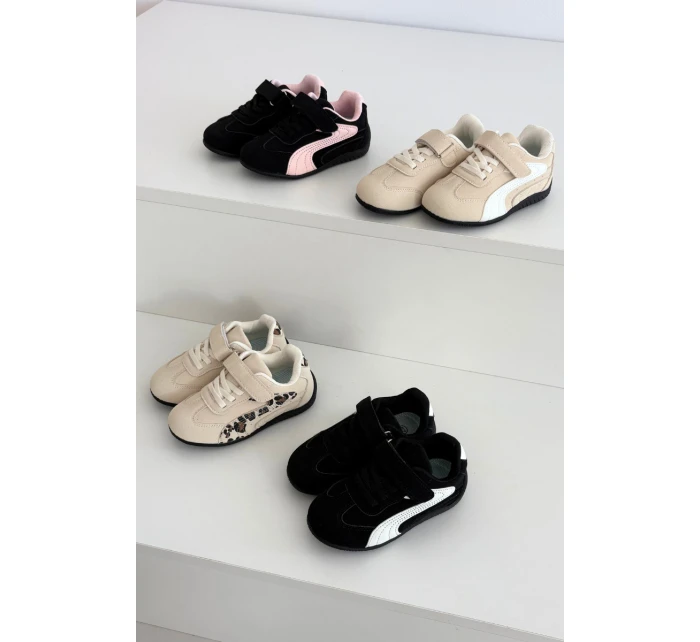 Dětské sportovní boty na suchý zip béžové s model 21731742 - Boto Dětské sportovní boty na suchý zip béžové s model 21731742 - Boto