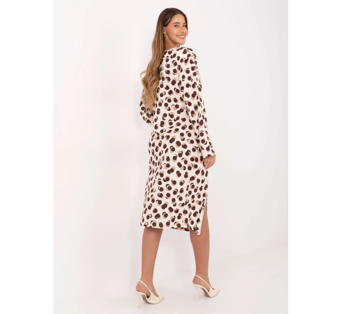 Sukienka IT SK model 21409553 jasny beżowy - FPrice