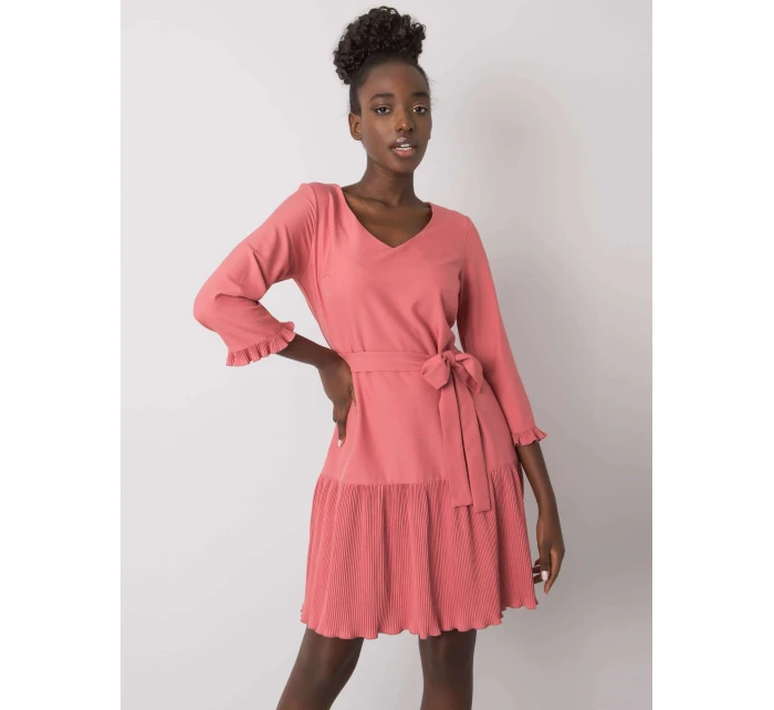 Šaty LK SK 507733.80P tmavě růžová