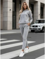 Dámská tepláková souprava MIGEL světle šedá Dstreet model 21980329 - FashionStreet