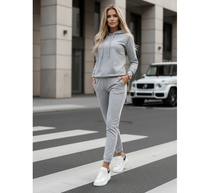 Dámská tepláková souprava MIGEL světle šedá Dstreet model 21980329 - FashionStreet
