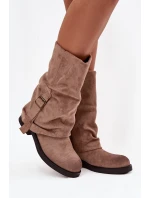 s  dílem do  s přezkou Khaki model 21715259 - Boto