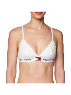 Dámská nevyztužená podprsenka 85 Triangle UW0UW04660-YBL - Tommy Hilfiger