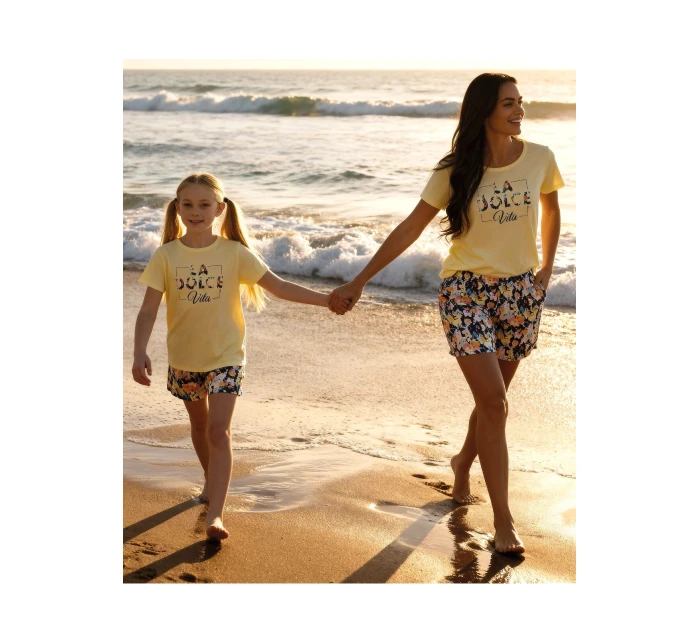 Pyžamo Cornette Young Girl 788/114 Dolce Vita kr/r 134-164 Pyžamo Cornette Young Girl 788/114 Dolce Vita kr/r 134-164