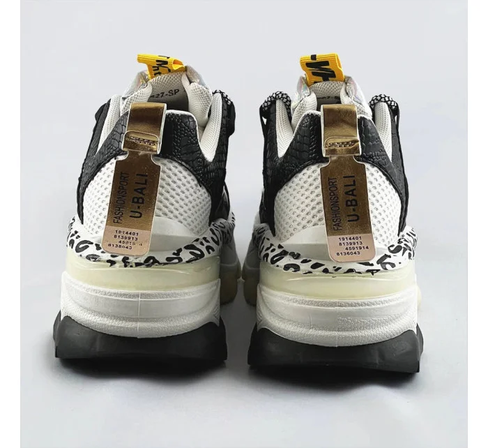 Černé dámské sneakersy s panteřím vzorem (BX1827-SP) Černé dámské sneakersy s panteřím vzorem (BX1827-SP)