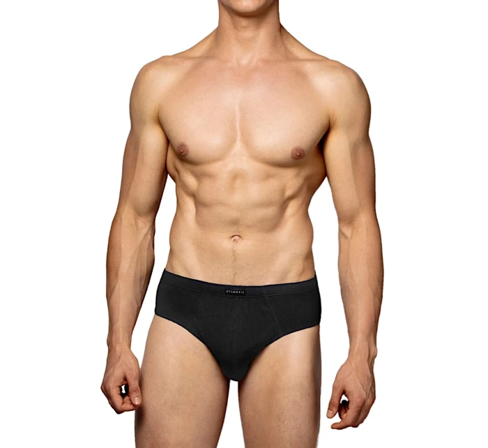 Pánské slipy 006 black 3 pack