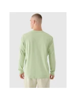 Pánské tričko oversize s potiskem a dlouhým rukávem 4F 4FRAW24TLONM502-44S Pánské tričko oversize s potiskem a dlouhým rukávem 4F 4FRAW24TLONM502-44S