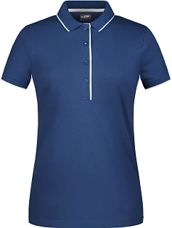 Daiber JN 727 Dámské piqué polo s kontrastní légou 02.0727 navy/white