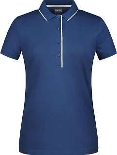 JN Dámské piqué polo s kontrastní légou 02.0 navy/white model 22489075 - Daiber