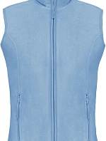 Kariban K 906 Dámská mikrofleecová vesta "Melodie" 20.K906 sky blue