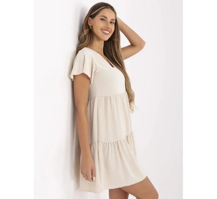 Šaty WN SK 842.01P světle béžová