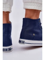 Dámské vysoké tenisky Big Star – tmavě modré Dámské vysoké tenisky Big Star – tmavě modré
