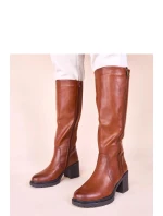 Kozačky na podpatku model 221004 Solea Kozačky na podpatku model 221004 Solea