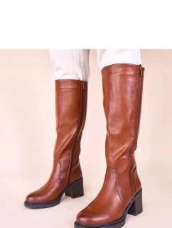 Kozačky na podpatku  model 221004 Solea