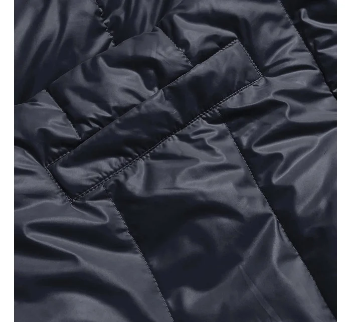 KURTKA ZIMOWA DAMSKA GRANATOWA model 21244645 - YES!PINK KURTKA ZIMOWA DAMSKA GRANATOWA model 21244645 - YES!PINK