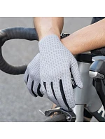 Prodyšné cyklistické rukavice Rockbros, plné, velikost: XL - zelené