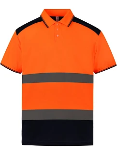 220 HiVis Piqué Polo hi vis model 22501623 - Yoko