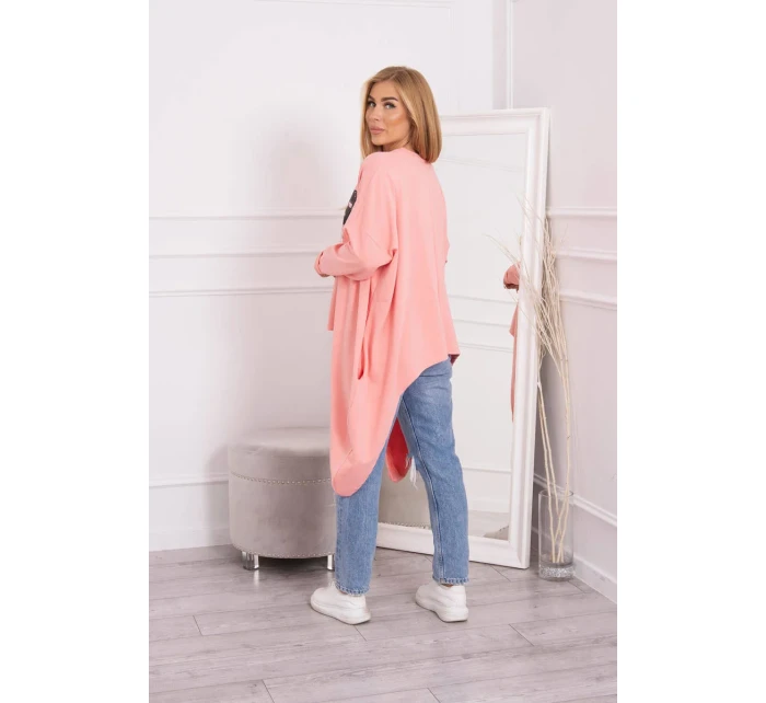 Meruňková halenka s potiskem