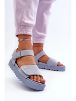 Semišové Sandály na Platformě Big Star model 21655470 - Big Star Shoes Semišové Sandály na Platformě Big Star model 21655470 - Big Star Shoes