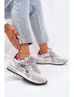 Semišové Sportovní Boty Tenisky Dámské D.Franklin Ztlumená Bílá DFSH387005 Semišové Sportovní Boty Tenisky Dámské D.Franklin Ztlumená Bílá DFSH387005