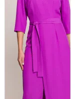 Šaty se zavinovacími detaily ve střední délce barva model 20966175 - STYLOVE Šaty se zavinovacími detaily ve střední délce barva model 20966175 - STYLOVE