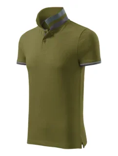Collar Up polokošile pánská avocado green