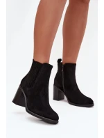 Boty na podpatku  model 222972 Step in style