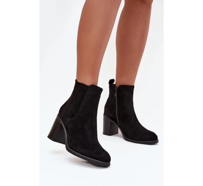 Boty na podpatku  model 222972 Step in style