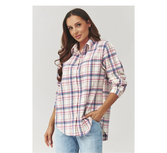 Košile s dlouhým rukávem  model 223230 Makadamia