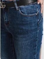 Dámské džínové kalhoty BEVINO tmavě modré FashionStreet UY2200