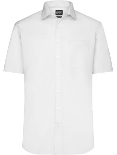 Daiber JN 684 Mikro keprová košile s krátkým rukávem 02.0684 white