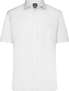 Daiber JN 684 Mikro keprová košile s krátkým rukávem 02.0684 white