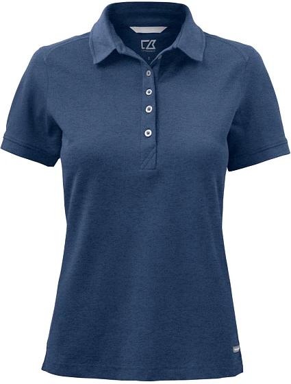 Cutter & Buck Advantage Polo Women Dámské piqué polo 68.4419 cobolt melange Cutter & Buck Advantage Polo Women Dámské piqué polo 68.4419 cobolt melange