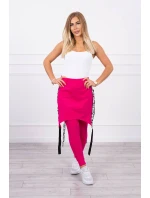 Kalhoty/oblek s nápisem selfie fuchsiová Kalhoty/oblek s nápisem selfie fuchsiová