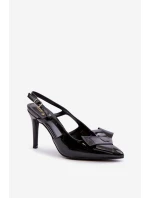 Lakované Lodičky S  Černé model 21679469 - Boto