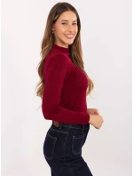 Bluzka IT BZ model 21441268 bordowy - FPrice Bluzka IT BZ model 21441268 bordowy - FPrice