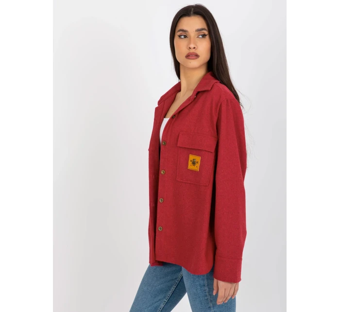 Dámská košile LK KS 509164.11 tmavě růžová - FPrice