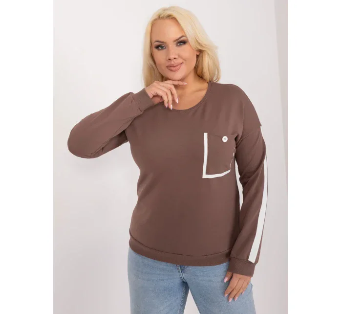 Bluzka RV BZ model 19755153 brązowy - FPrice Bluzka RV BZ model 19755153 brązowy - FPrice